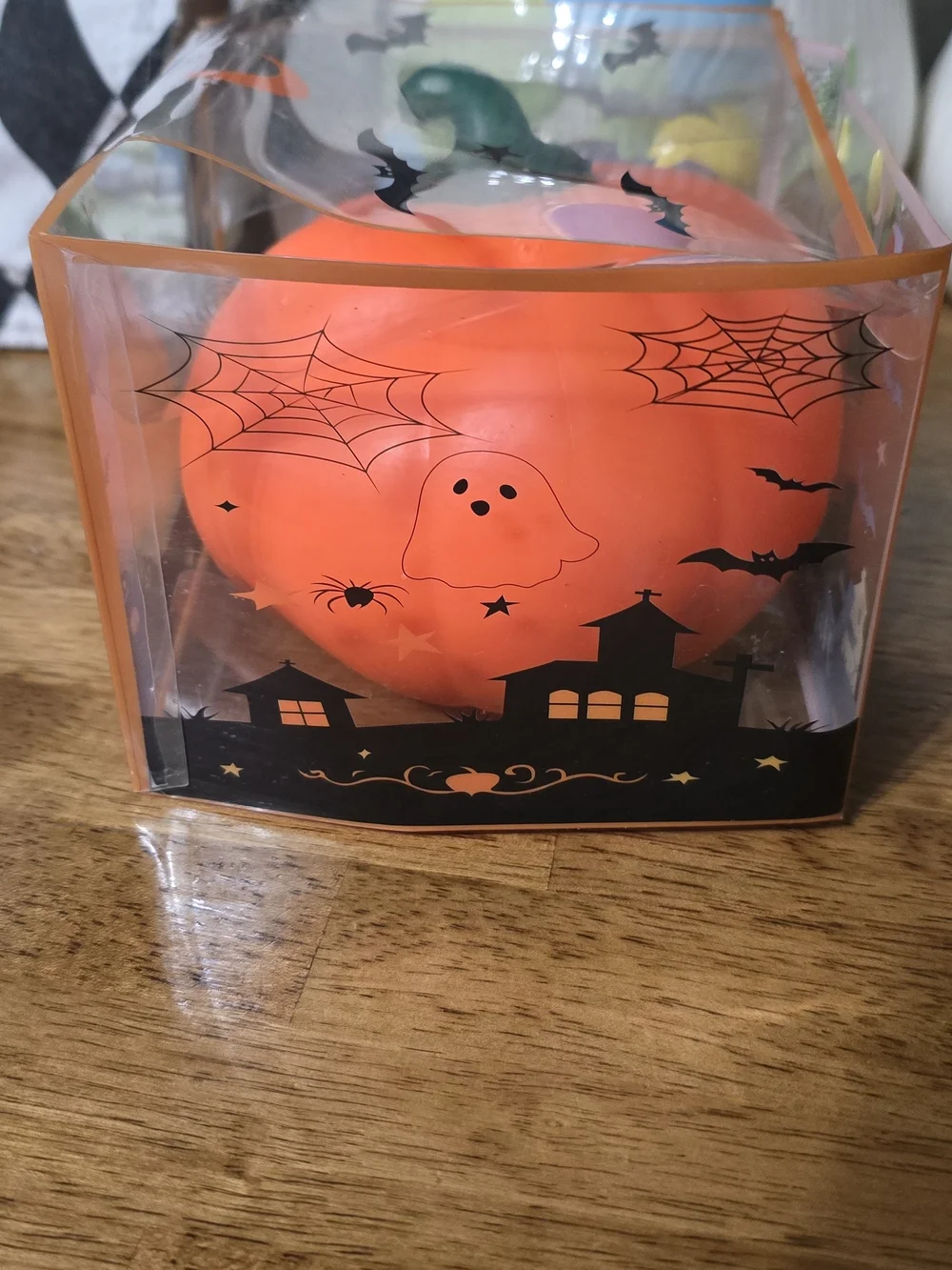 Happy Halloween Orange Jack-O'-Lantern Jumbo Squishy